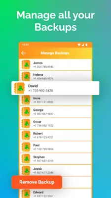 Recover Deleted Contacts android App screenshot 3