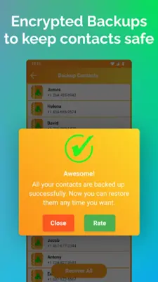 Recover Deleted Contacts android App screenshot 4